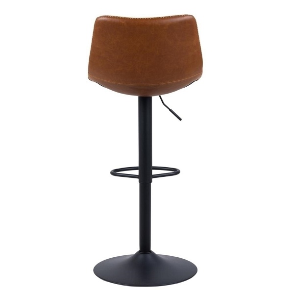 Stołek barowy Oregon high PU brandy - ACTONA